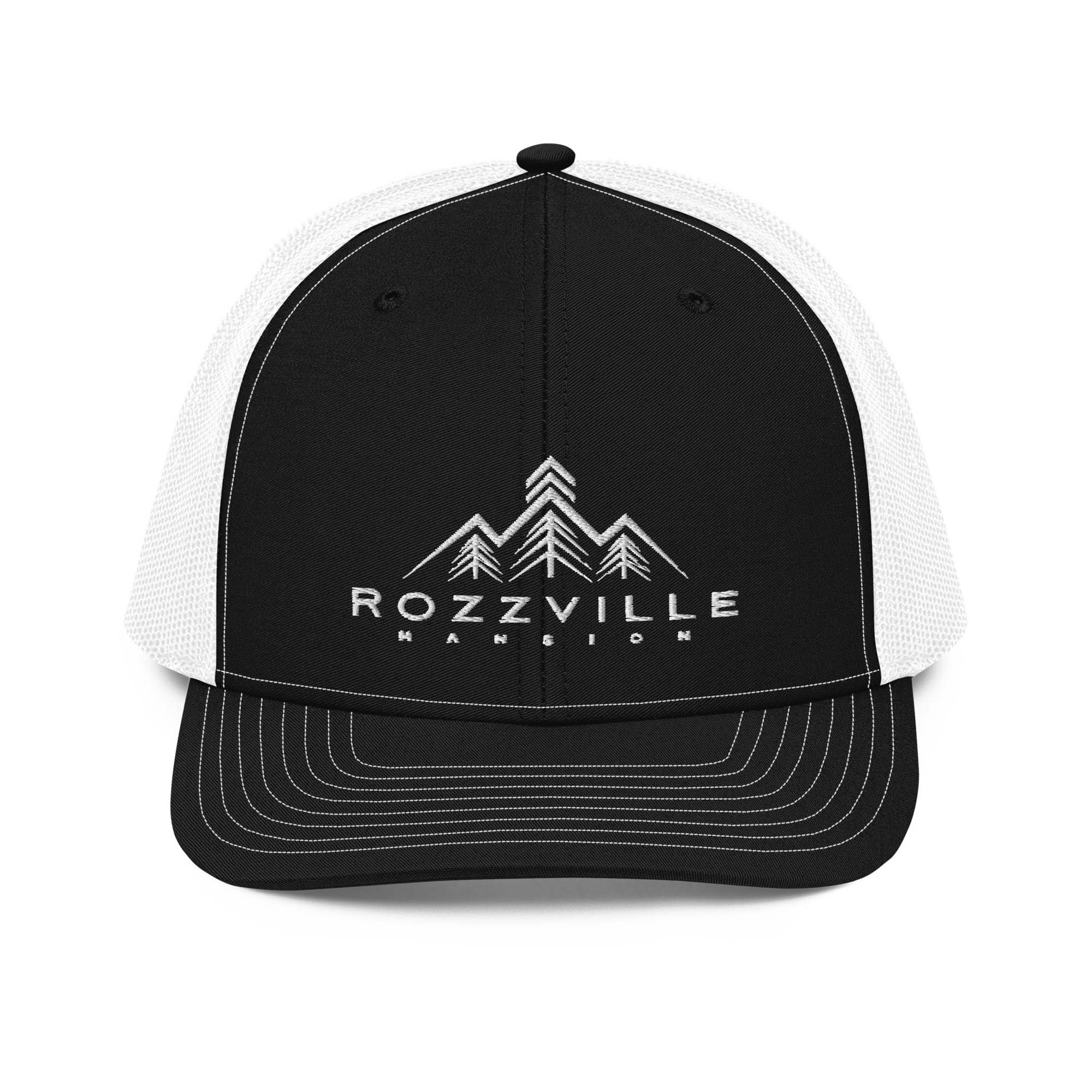 Trucker Cap white logo center - Image 4